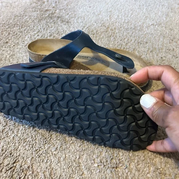 Navy blue Birkenstock for women - Picture 3 of 3